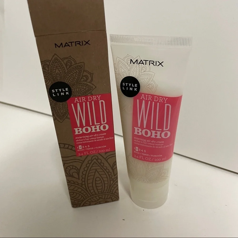 Matrix Style Link Air Dry Wild Boho Texturizing Air Dry Cream 3.4 OZ HTF